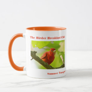 Mug Photographie de la nature Tangara écarlate Ornitho