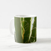 Mug Photographie de la nature verte Feuille du Yucca (Devant gauche)