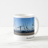 Mug Photographie de la plage de Hokitika driftwood (Devant droit)