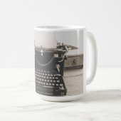 Mug Photographie de machine à écrire vintage (Devant droit)