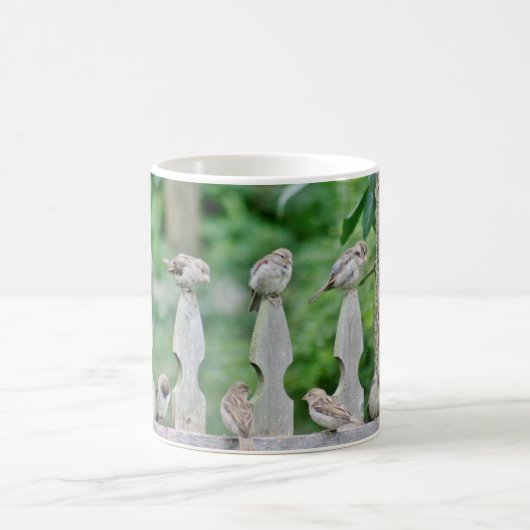 Mug Photographie de moineau (Centre)