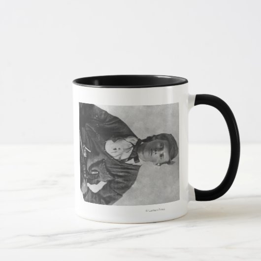 Mug Photographie de Outlaw Jesse James Portrait (Droite)