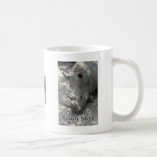 Mug Photographie de rhinocéros avec le texte "de
