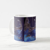 Mug Photographie de satellite de Cape Cod (Devant gauche)