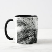 Mug Photographie de tache d'encre d'arbre d'érable (Gauche)
