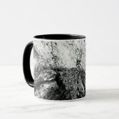 Mug Photographie de tache d'encre d'arbre d'érable (Devant gauche)