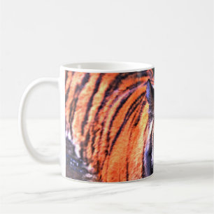 MUG PHOTOGRAPHIE DE TIGRE BROWN ET NOIR À PEU PRÈS CON