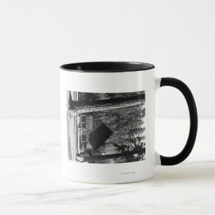 Mug Photographie de vue de cabine de lac diamond,