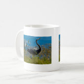 Mug Photographie d'exposition d'oiseaux de Héron bleu (Devant gauche)