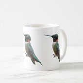Mug Photographie d'oiseau de colibri à gorge rubis (Devant droit)