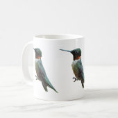 Mug Photographie d'oiseau de colibri à gorge rubis (Devant gauche)