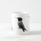 Mug Photographie d'oiseau de colibri à gorge rubis (Centre)