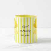 Mug Photographie florale de la jonquille jaune de Good (Centre)