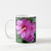 Mug Photographie florale rose monogramme (Gauche)