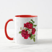 Mug Photographie initiale de la floraison du bouquet d (Gauche)