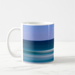 Mug photographie numérique intentionnelle flou bleu sa