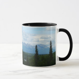 Mug Photographie panoramique de la chaîne de montagnes