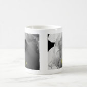 Mug Photographie personnalisée de la jonquille noire e (Centre)