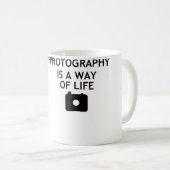 Mug Photography Is A Way Of Life (Devant droit)