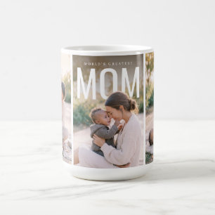Mug PhotoPop Mondial Meilleure Maman 3 Photo Personnal