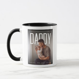 Mug PhotoPop Papa Est Année Photo Personnalisée