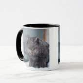 Mug Photos Arctic Alaska Blue Phase Winter Fox conçues (Devant gauche)