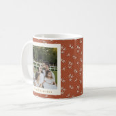 Mug Photos botaniques personnalisées en terre cuite ru (Devant gauche)
