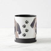 Mug Photos d'animaux de compagnie sur Cute Dog Bone Aj (Centre)