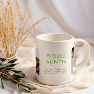 Mug Photos de bébé personnalisés pour Tante 2 et stati
