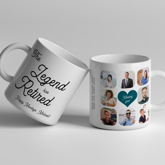 Mug Photos de collègue retraite