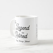 Mug Photos de collègue retraite (Devant gauche)