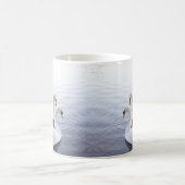 Mug Photos de cygnes tranquilles (Centre)