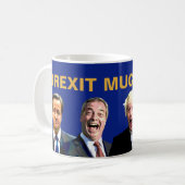 Mug PHOTOS DE DÉTENU de BREXIT, message de référendum (Devant gauche)