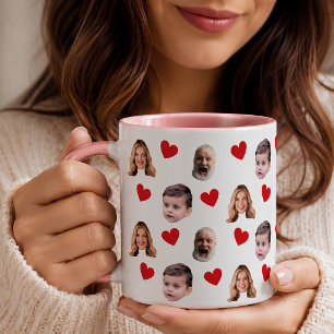 Mug Photos de famille amusantes avec visage personnali