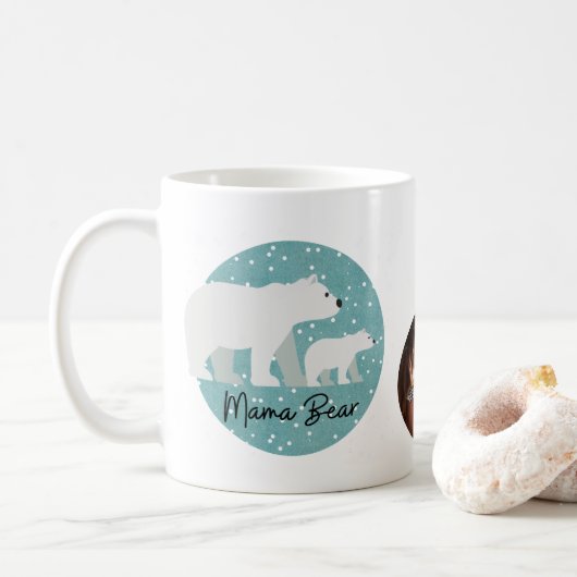 Mug Photos de Maman Ours (Avec donut)