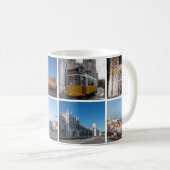 Mug Photos de Mosaic Lisbonne, Portugal (Devant droit)