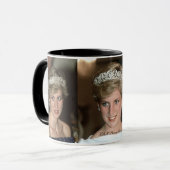 Mug Photos de princesse Diana Tiara 3x de HRH (Devant gauche)