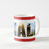 Mug Photos de voyage de Canada City (Devant droit)