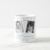 Mug Photos d'enfant pour les 60 ans de mariage amusant (Centre)