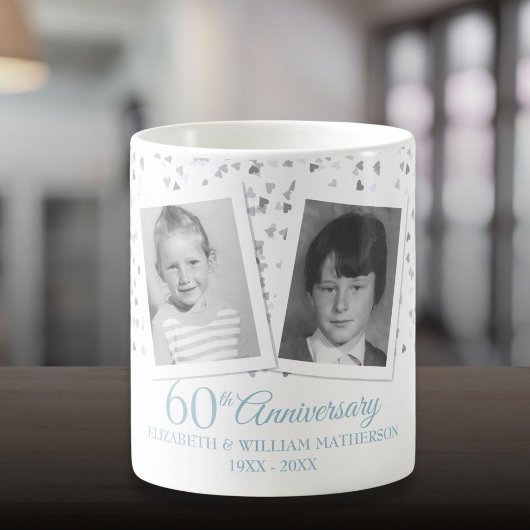 Mug Photos d'enfant pour un 60e anniversaire de mariag