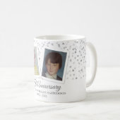Mug Photos du 25e anniversaire de l'Mariage d'argent (Devant droit)