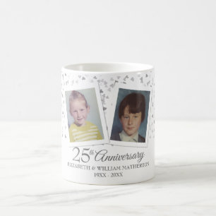Mug Photos du 25e anniversaire de l'Mariage d'argent