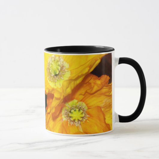 Mug Photos Golden Yellow Islande Poppies (Droite)