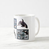 Mug Photos mosaïque d'épaulards (Devant droit)