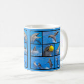 Mug Photos multiples de dauphins (Devant droit)