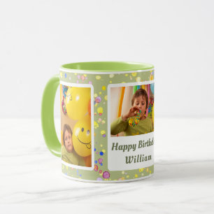 Mug Photos personnalisées Confetti à la crème de citro