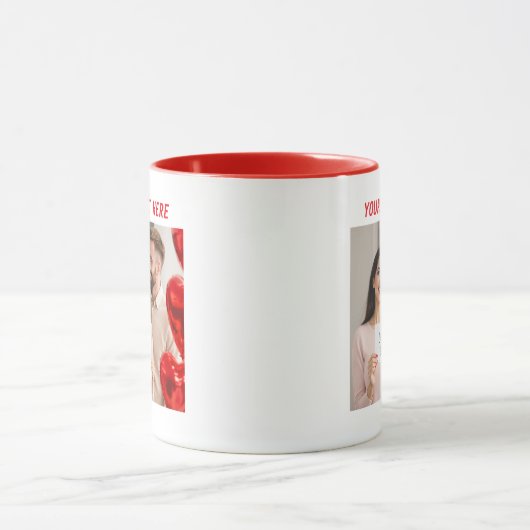 Mug Photos personnalisées et Heureuse Sainte-Valentin (Centre)