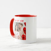 Mug Photos personnalisées et Heureuse Sainte-Valentin (Devant gauche)