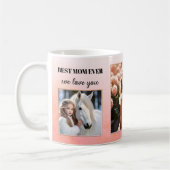 Mug Photos Personnalisées Meilleure Maman Jamais Rose  (Gauche)