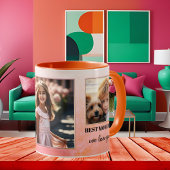 Mug Photos Personnalisées Meilleure Maman Jamais Rose 